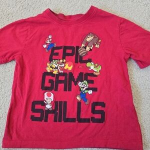 Kids 'Epic Game Skills' Super Mario Graphic Tee Youth Size 6